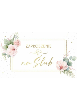 Zaproszenie Ślub (10szt)