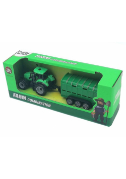 Traktor z przyczepą