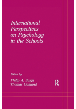 International Perspectives on Psychology in the Schools