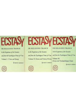 Ecstasy or Religious Trance Tom 1 do 3
