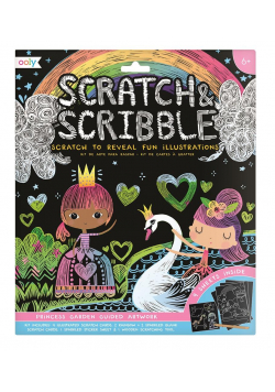 Zdrapywanki Scratch & Scribble Ogród Księżniczki