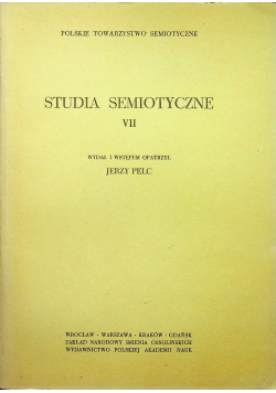 Studia semiotyczne VI