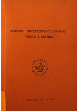 Morskie Społeczności Lokalne - Teoria I Empiria