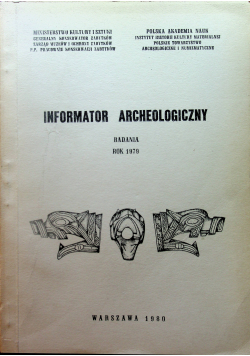 Informator Archeologiczny badania 1979