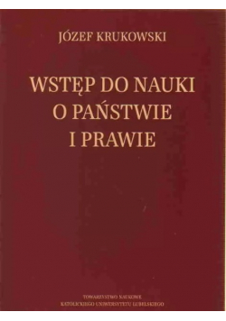 Wstęp do nauki o państwie i prawie