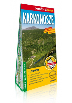 Karkonosze laminowana mapa turystyczna 1:30 000
