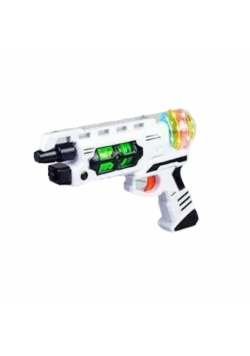 Pistolet kosmiczny wojskowy światło dźwięk