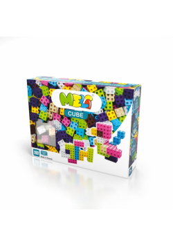Klocki konstrukcyjne Meli Cube Pink 100szt