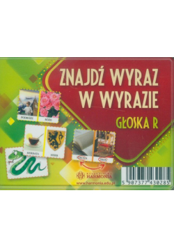 Znajdź wyraz w wyrazie : głoska R : karty