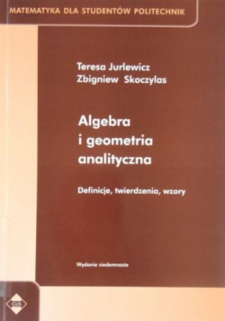 Algebra i geometria analityczna