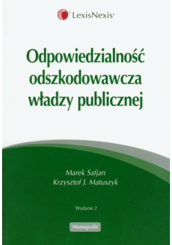 Odpowiedzialność odszkodowawcza władzy publicznej