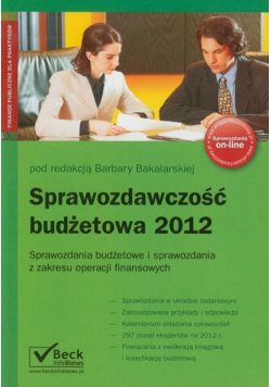 Sprawozdawczość budżetowa 2012