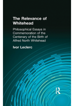 The Relevance of Whitehead