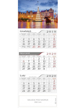 Kalendarz 2020 Trójdzielny Wrocław CRUX