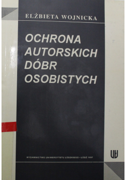 Ochrona autorskich dóbr osobistych