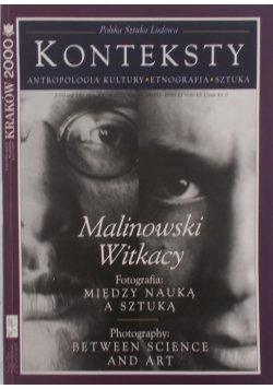 Konteksty Antropologia Kultury  Etnografia Sztuka