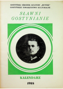 Sławni gostynianie Kalendarz 1988