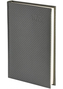 Kalendarz Nauczyciela A5 2019/2020 Carbon szary