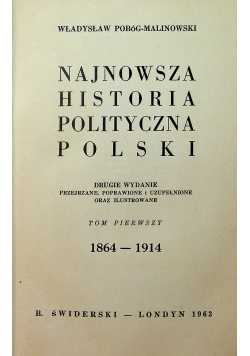 Najnowsza Historia Polityczna Polski Tom I