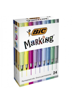 Marker Marking Color pernamentny 24 kolory BIC