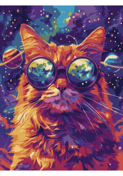 Malowanie po numerach - Gwiezdne okulary 30x40cm
