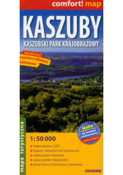 Kaszuby. Kaszubski Park Narodowy mapa turystyczna 1:50 000