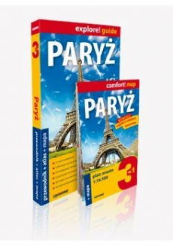 Paryż 3w1 Przewodnik atlas mapa