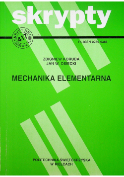 Mechanika elementarna