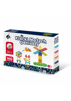 Klocki małych geniuszy kwiatki kulki 160 elementów
