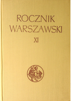 Rocznik Warszawski XI