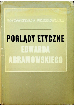 Poglądy etyczne Edwarda Abramowskiego