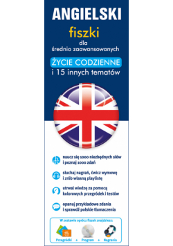 Angielski: Fiszki Życie codzienne + CD
