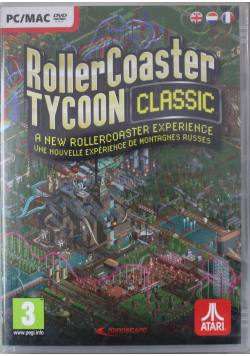 Roller Coaster Tycoon classic DVD Nowa