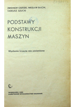 Podstawy konstrukcji maszyn