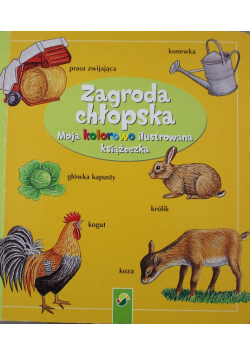 Moja kolorowo ilustrowana książeczka zagroda chłopska