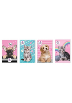 Notes A6/30K z poddrukiem The Sweet Pets (12szt)
