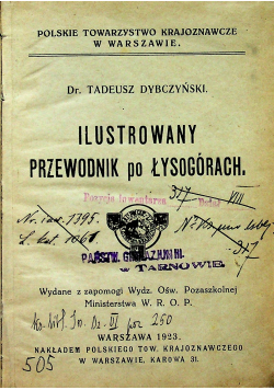 Ilustrowany przewodnik po Łysogórach 1923r