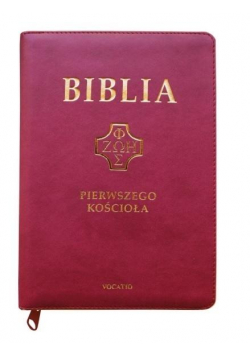 Biblia pierwszego Kościoła, purpurowa z...