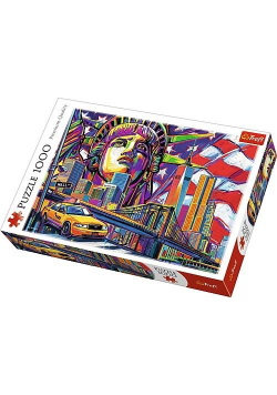 Puzzle 1000 Kolory Nowego Jorku TREFL