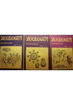 Zoologia bezkręgowce tom 1 3 części