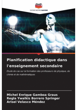 Planification didactique dans l'enseignement secondaire