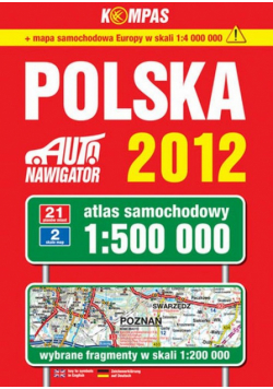 Polska Atlas samochodowy 2012 1:500 000