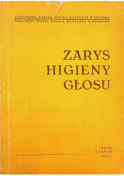 Zarys higieny głosu