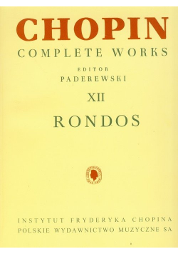 Chopin complete works Rondos XII