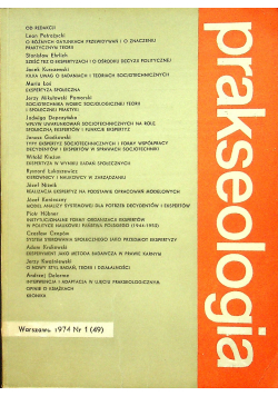 Prakseologia Nr 1 1974