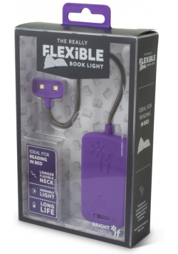 Flexible Book Light - lampka do książki - fioletowa