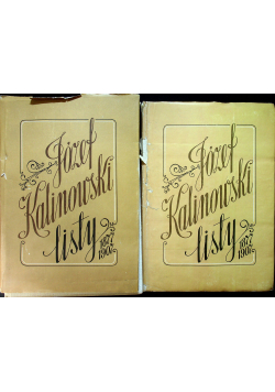 Kalinowski listy 2 tomy
