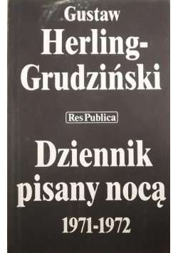 Dziennik pisany nocą 1971 - 1972