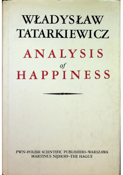 Analysis of Happiness