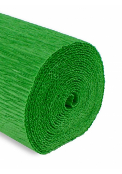 Krepina 50x250cm 180g zielona popularna intensywna